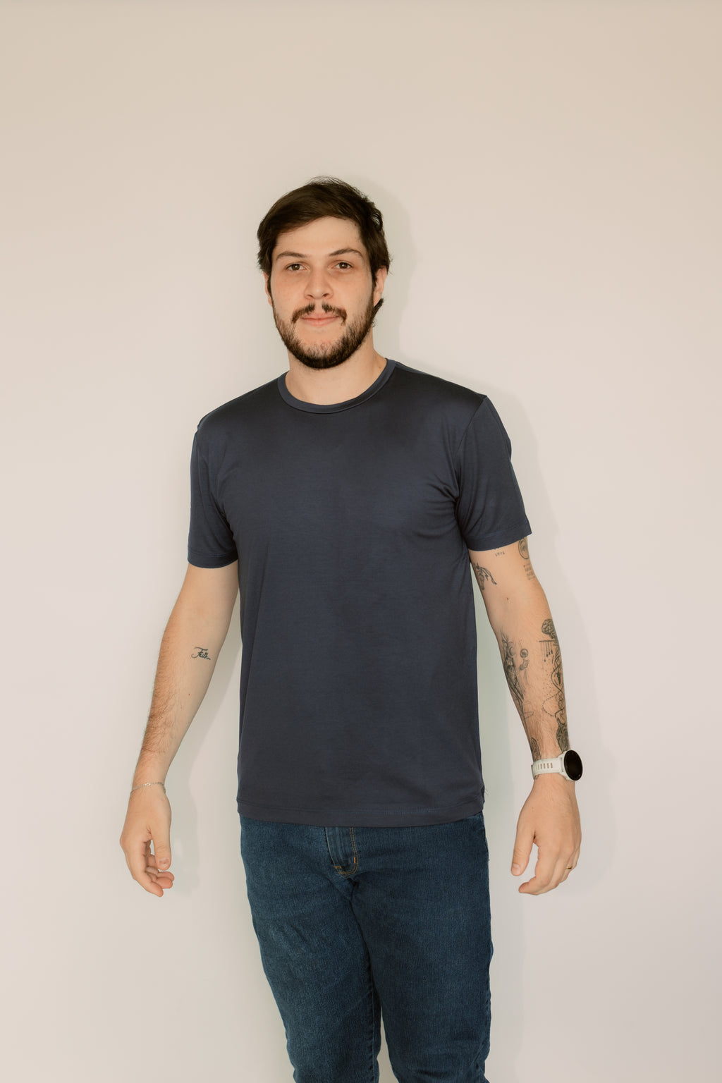 Camisa Gola Redonda Modal