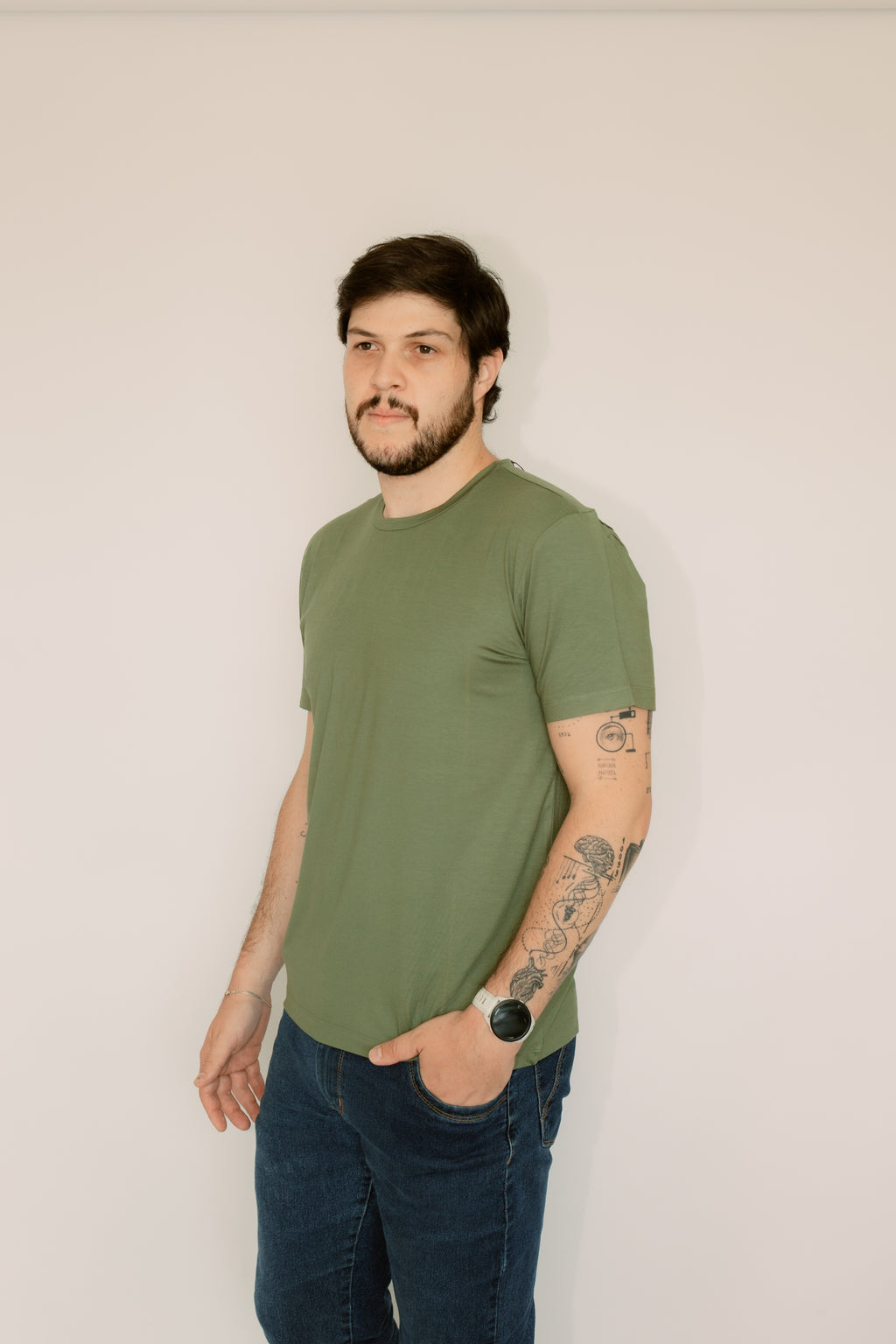Camisa Gola Redonda Modal