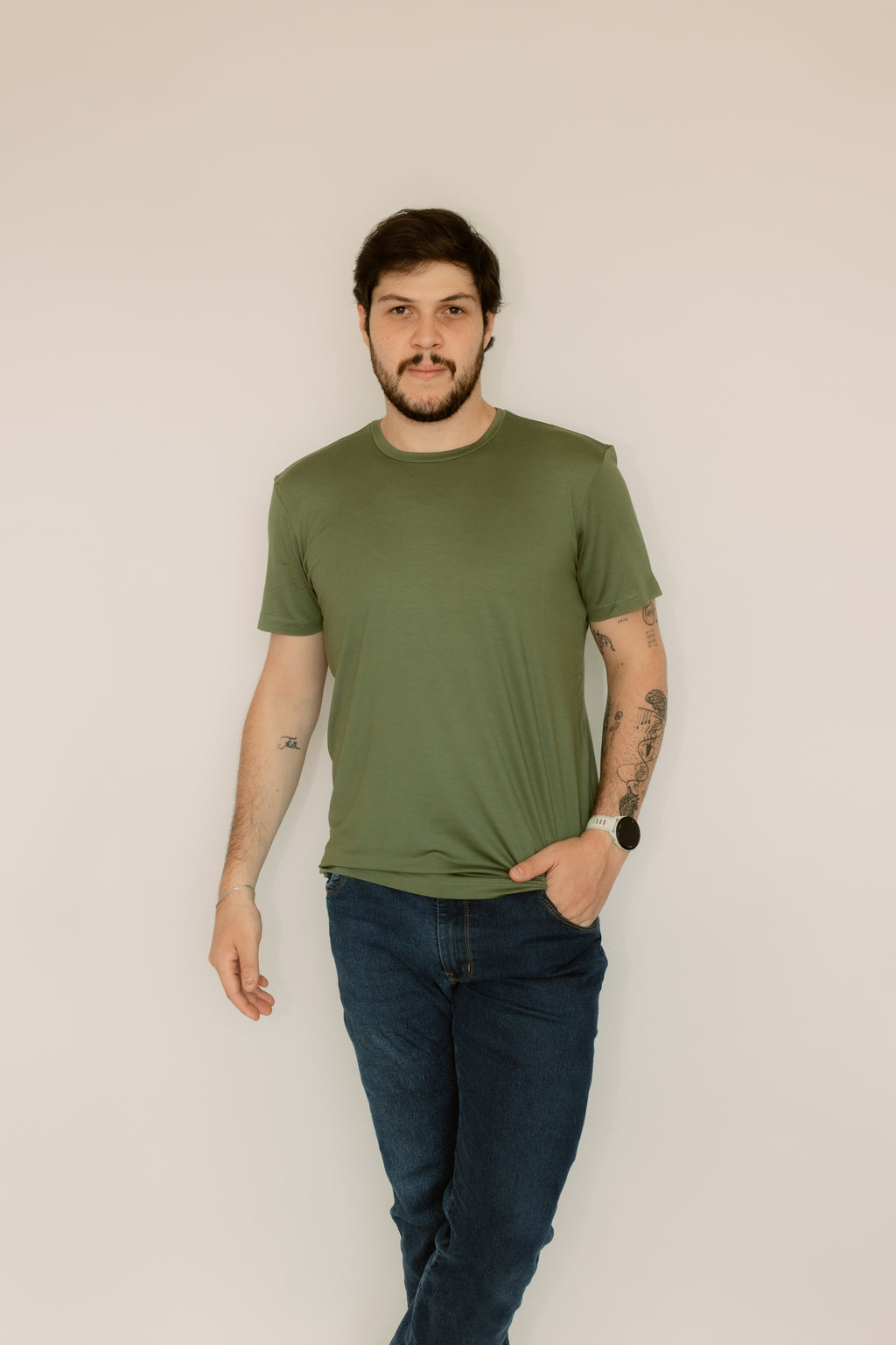 Camisa Gola Redonda Modal