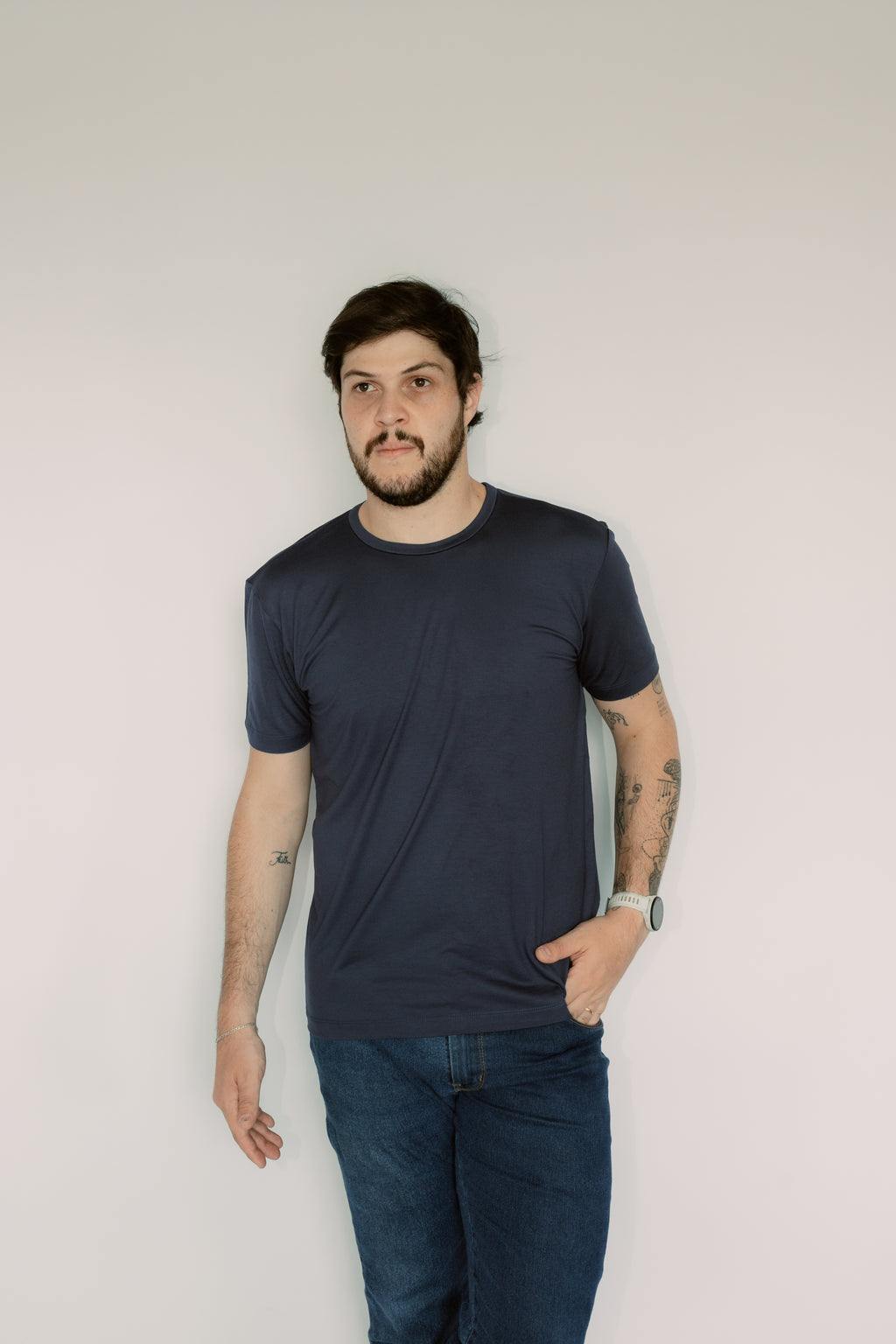 Camisa Gola Redonda Modal