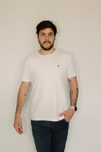 Camisa Meia Malha Lisa Gola Redonda