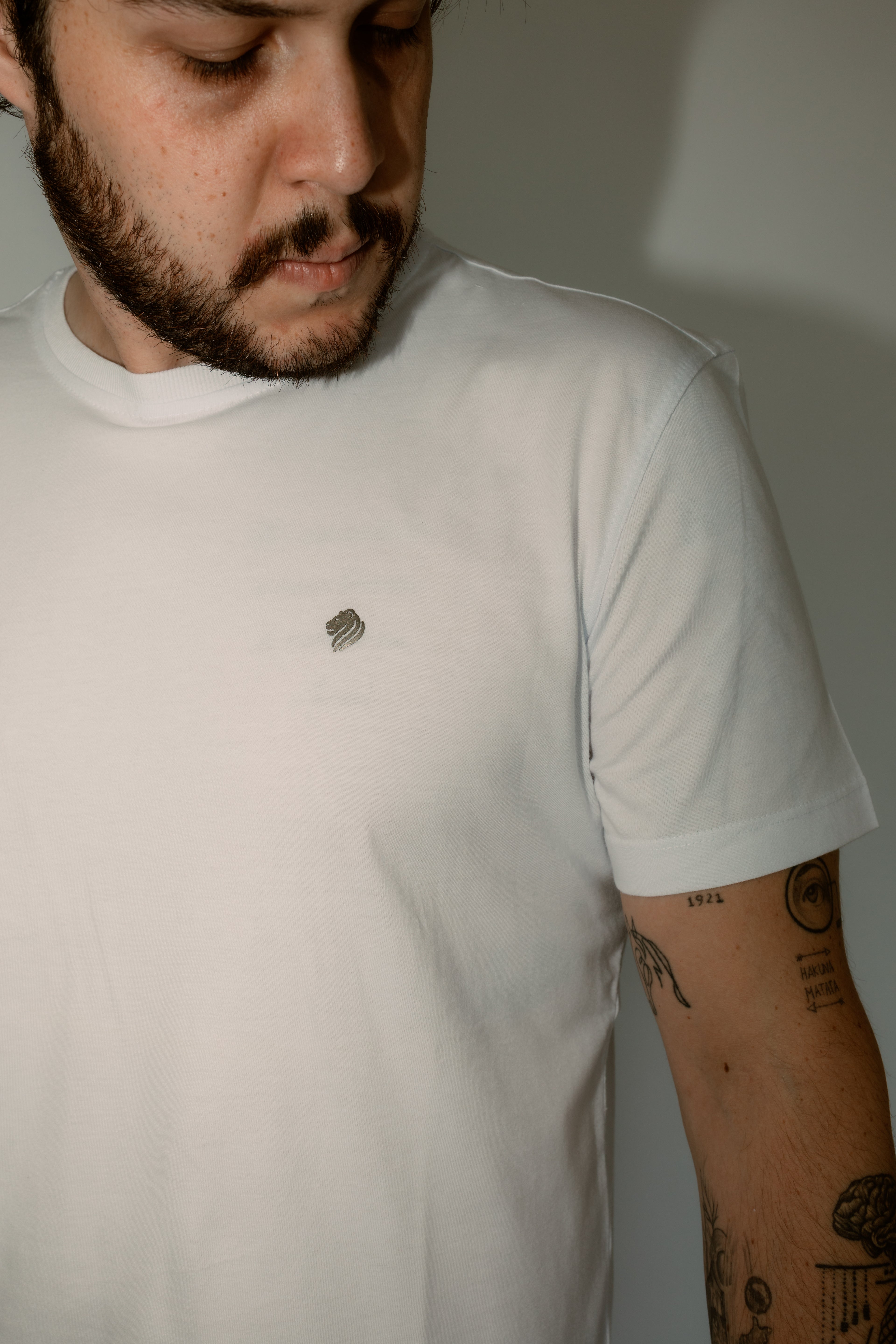 Camisa Meia Malha Lisa Gola Redonda