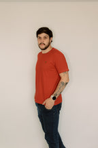 Camisa Meia Malha Lisa Gola Redonda