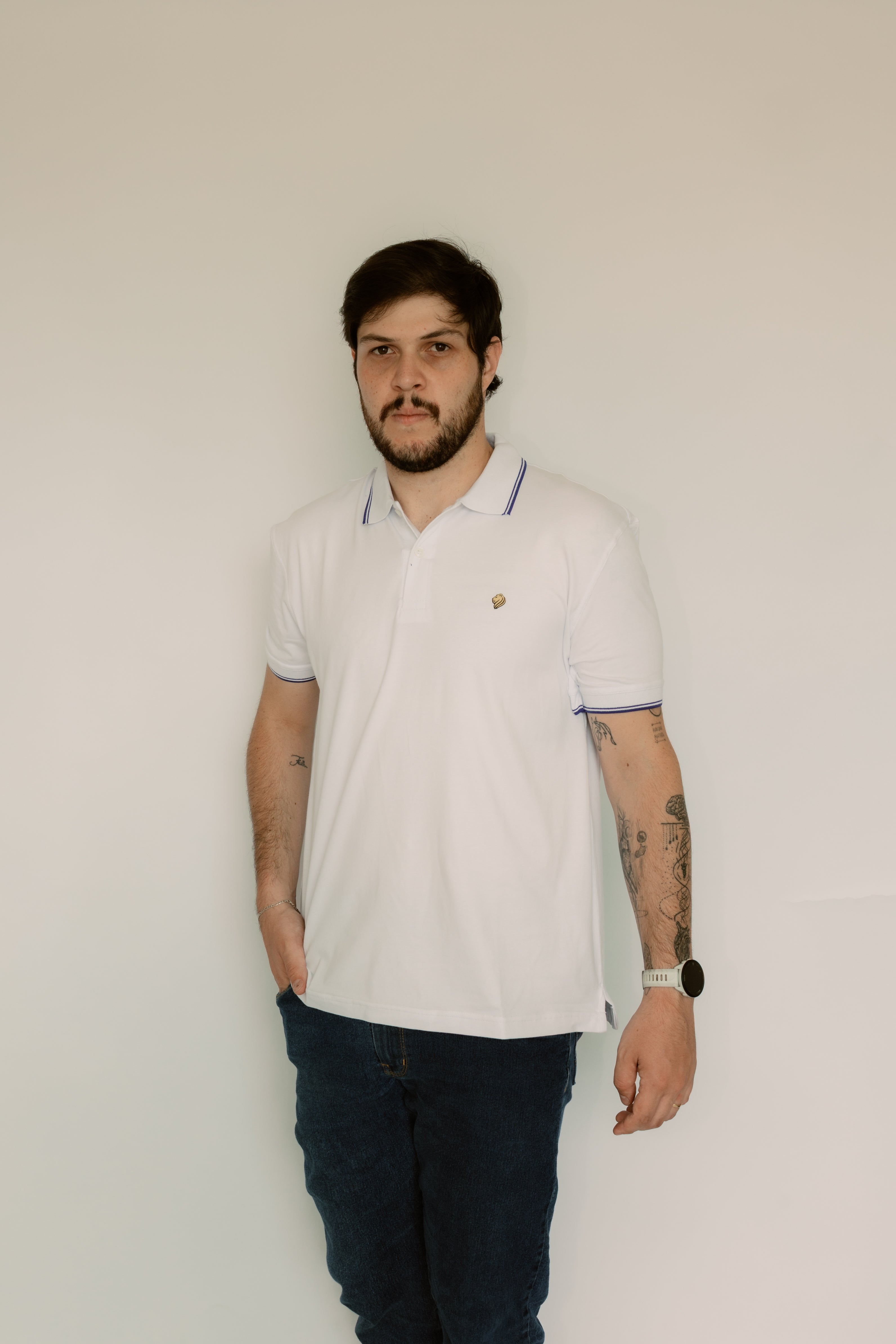 Camisa Polo Elastano Sem Bolso