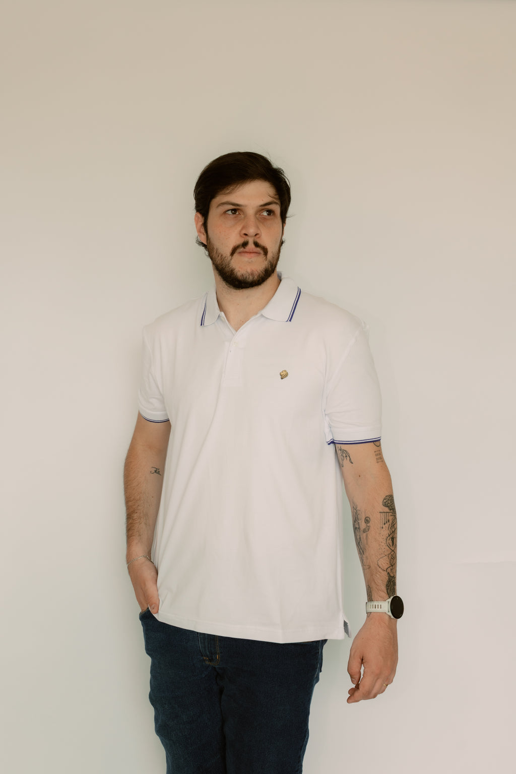 Camisa Polo Elastano Sem Bolso