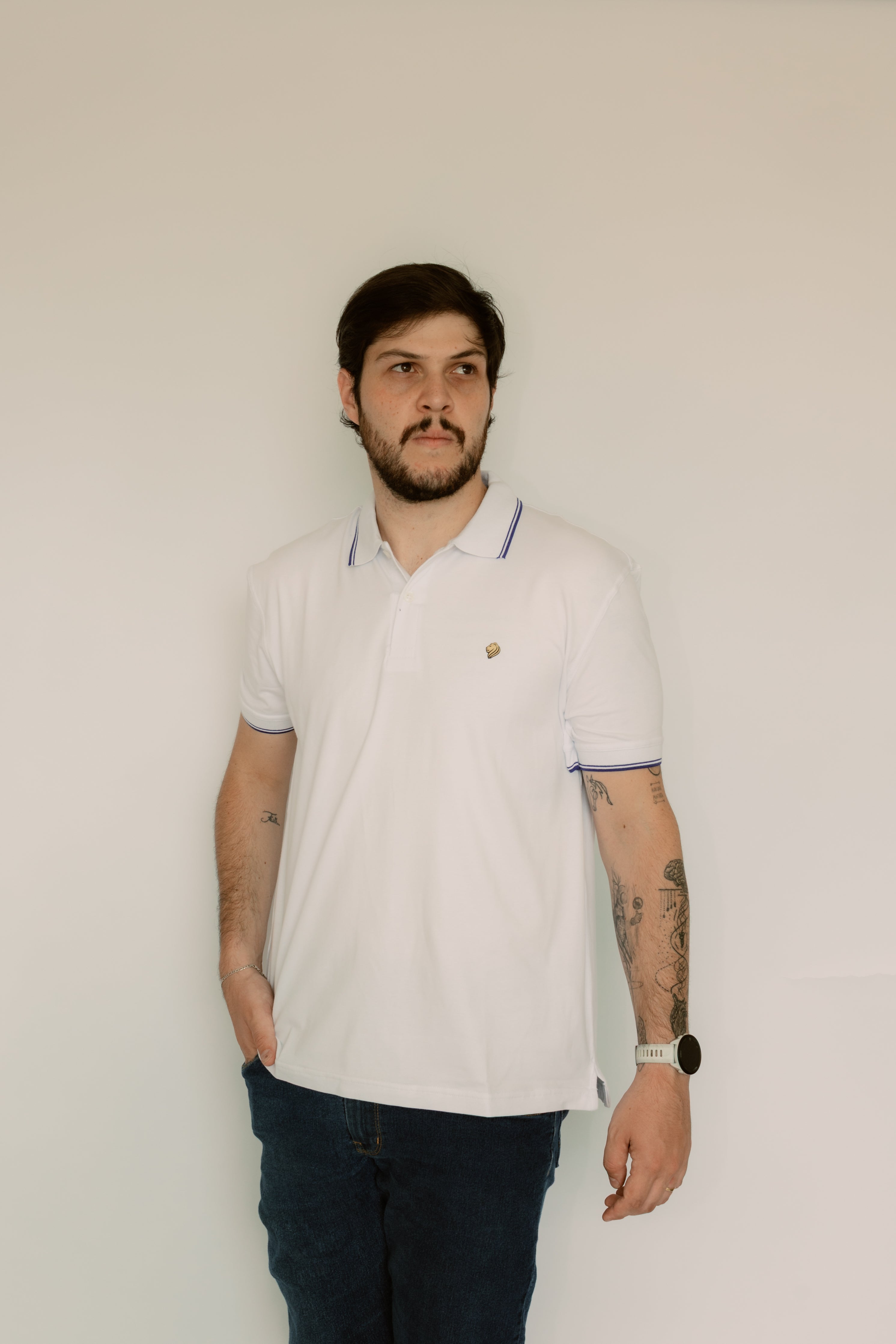 Camisa Polo Elastano Sem Bolso