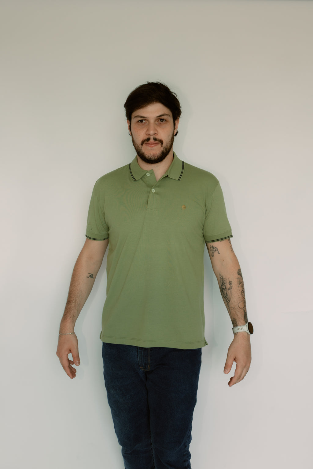 Camisa Polo Elastano Sem Bolso