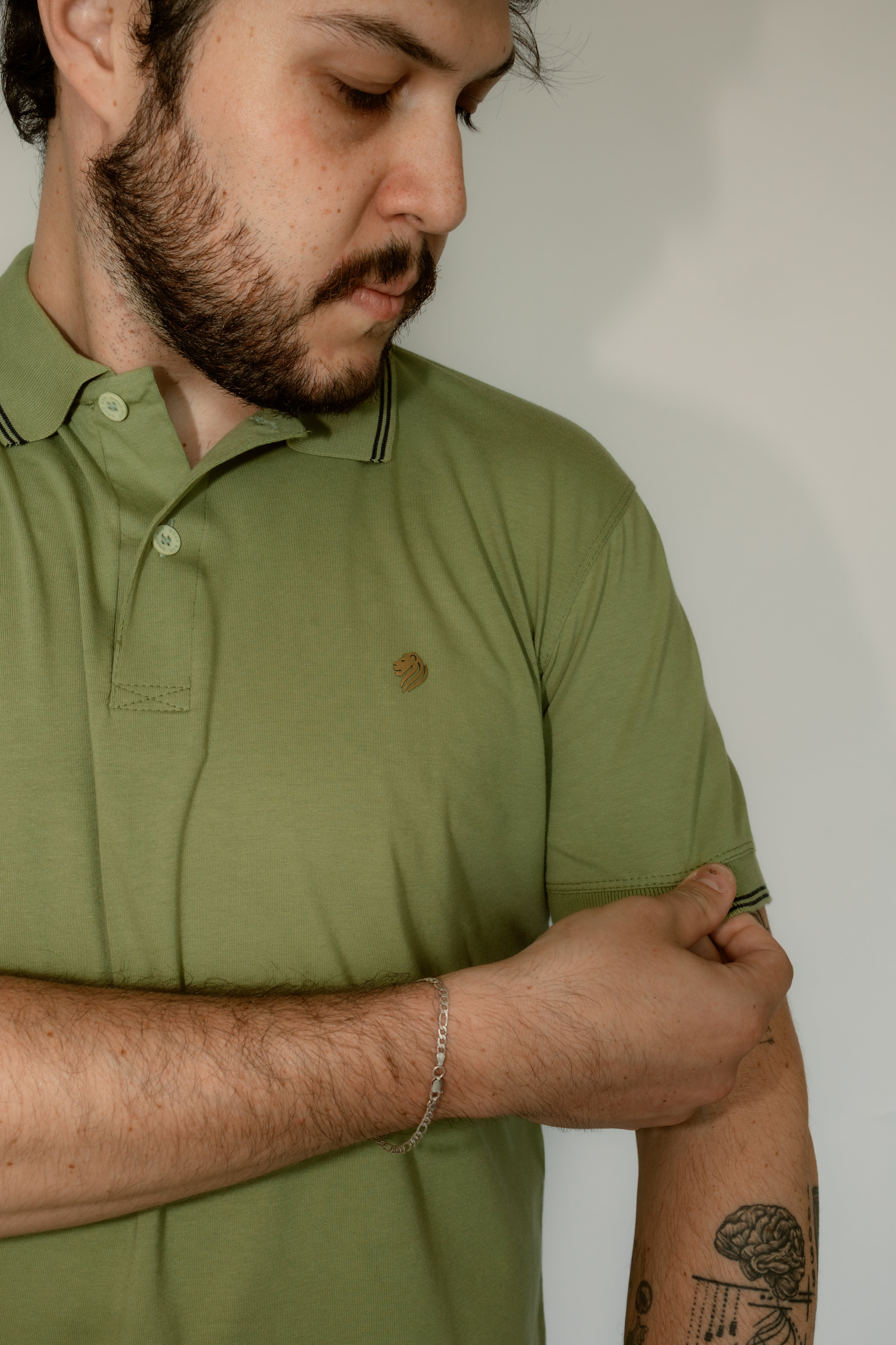 Camisa Polo Elastano Sem Bolso