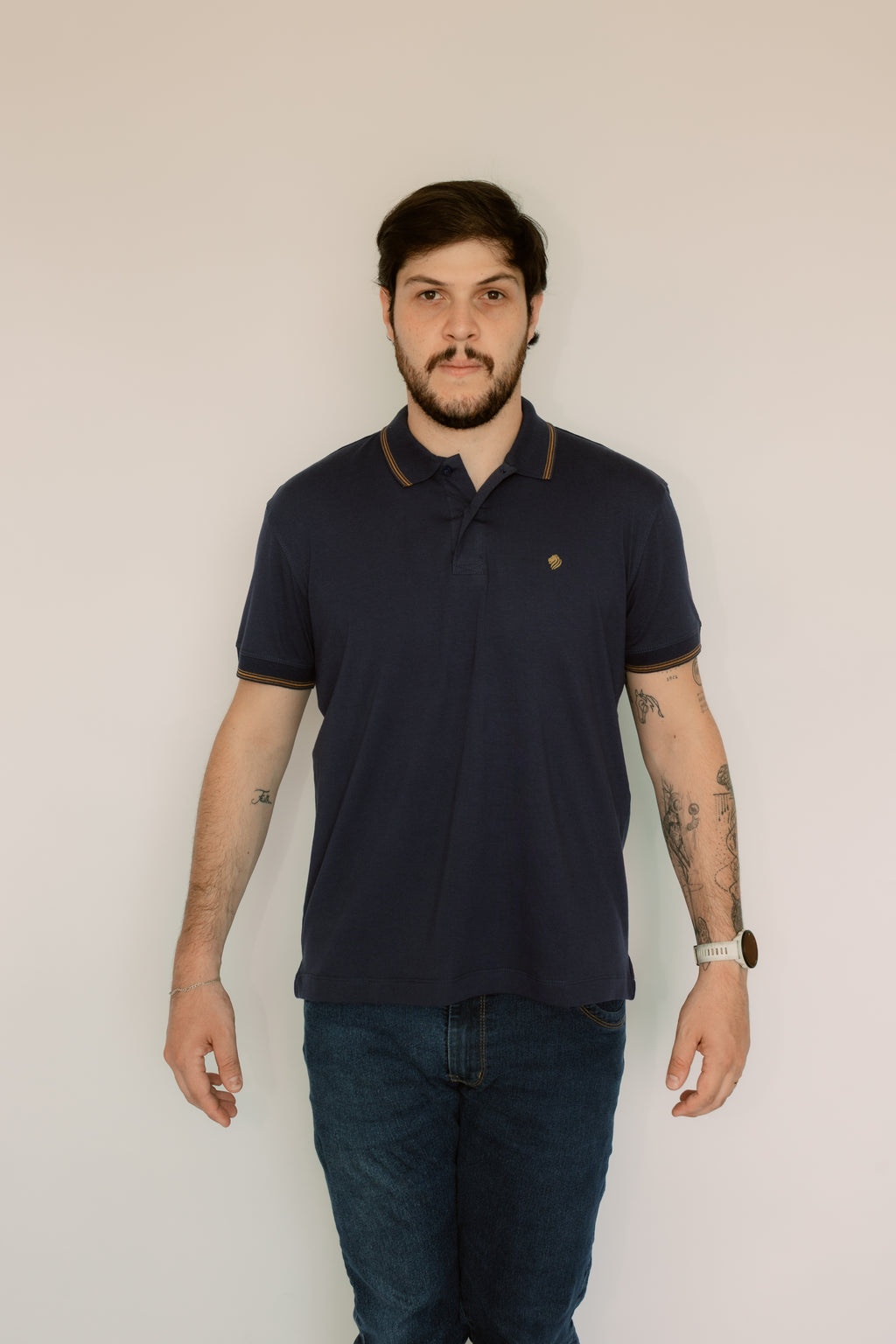 Camisa Polo Elastano Sem Bolso