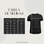 Camisa Gola Redonda Lisa Elastano - Laranja