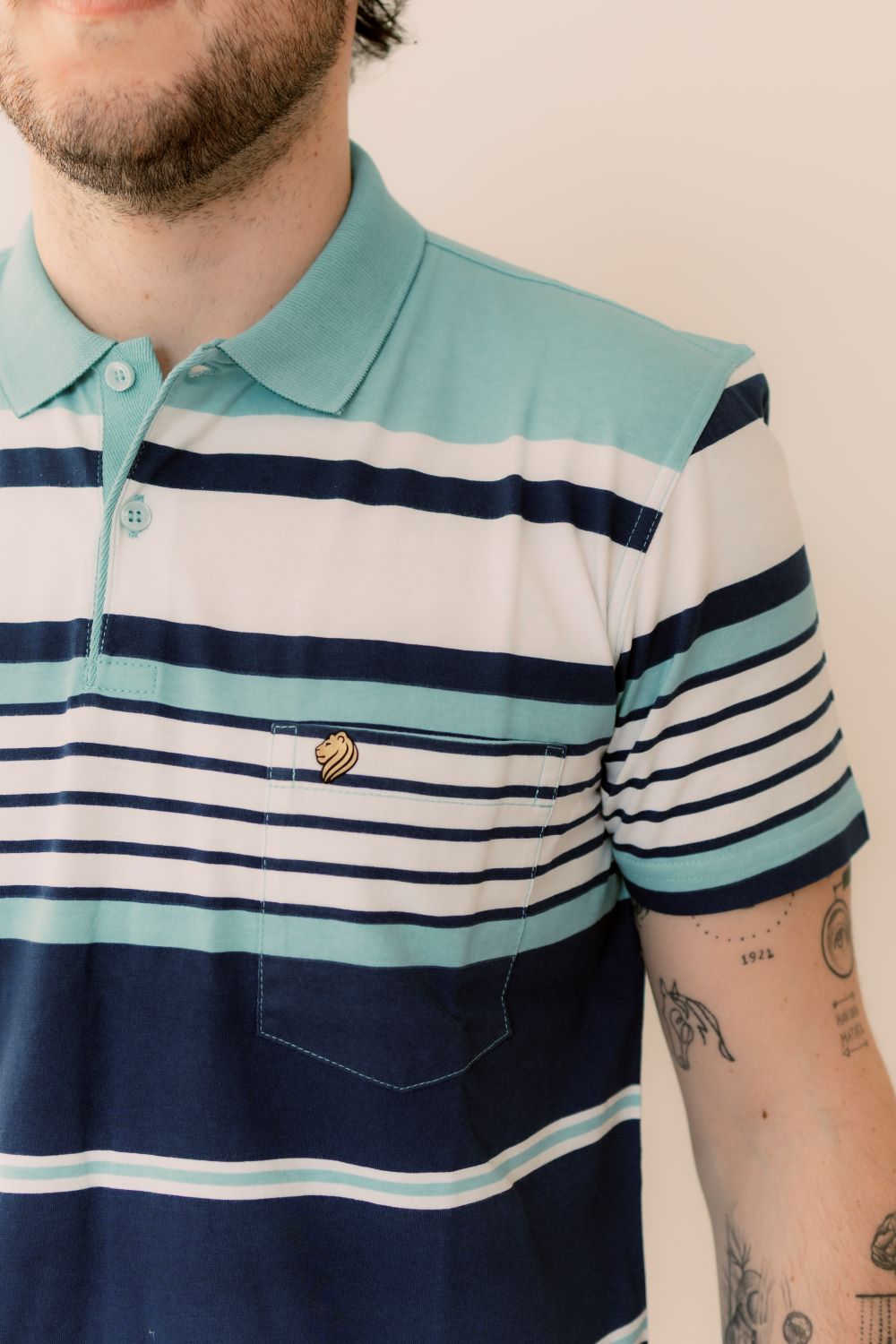 Camisa Stonada Polo Com Bolso