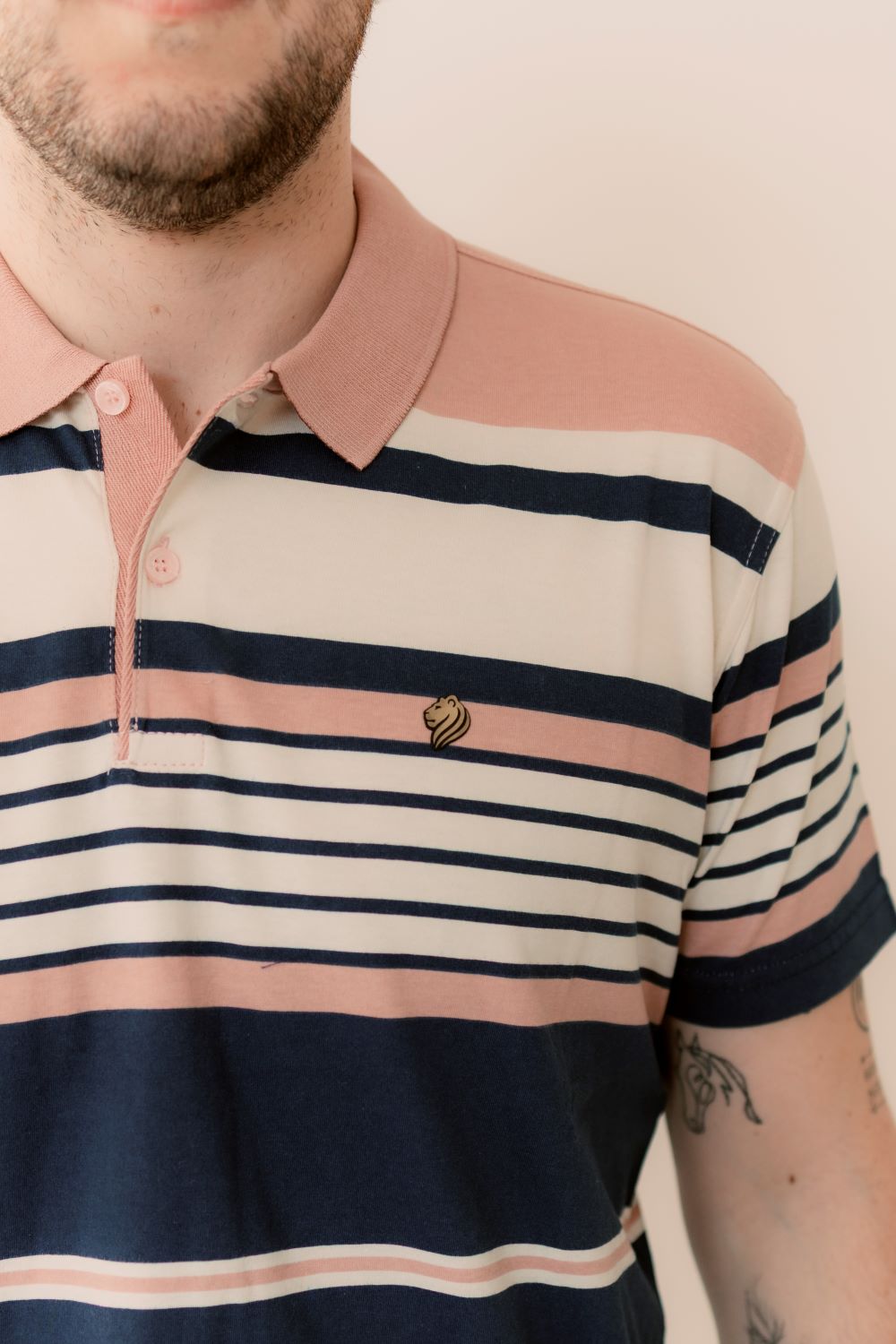Camisa Stonada Polo Com Bolso