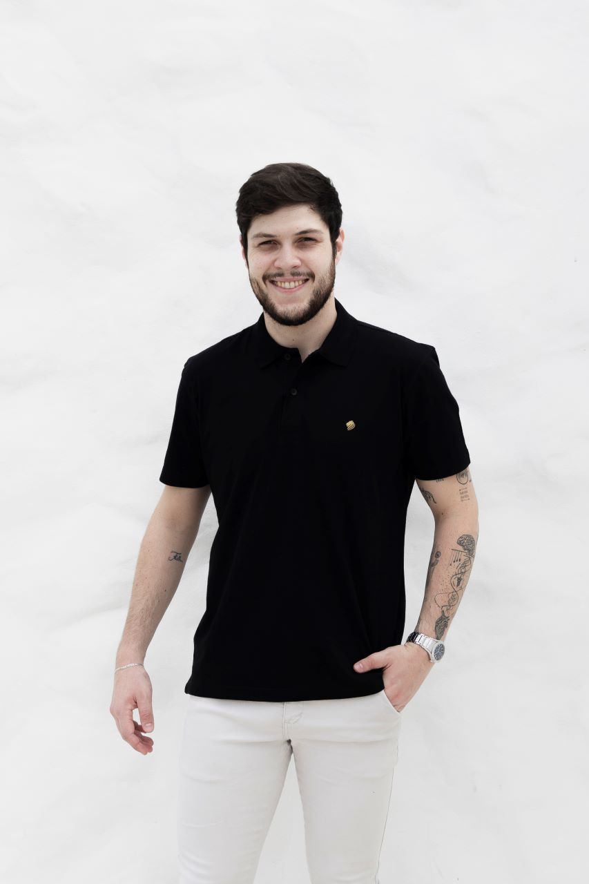 Kit Camisa Polo Elastano sem bolso + Polo Meia Malha Sem Bolso 100% algodão